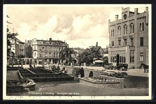 AK Oldenburg i. Oldbg., Anlagen am Stau