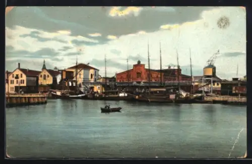 AK Oldenburg, Blick in den Hafen