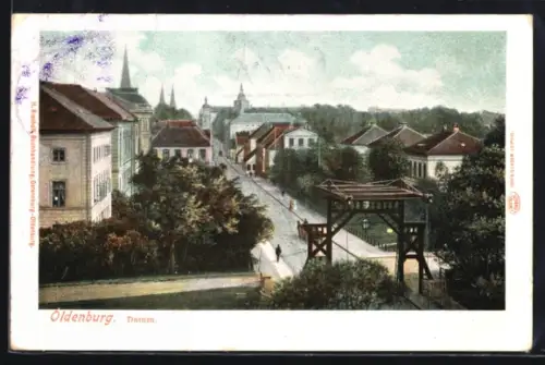 AK Oldenburg, Blick zum Damm