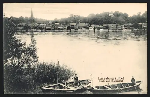 AK Lauenburg /Elbe, Blick von Hohnstorf