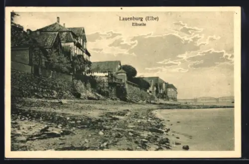 AK Lauenburg /Elbe, Elbseite