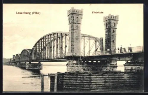 AK Lauenburg /Elbe, Elbbrücke