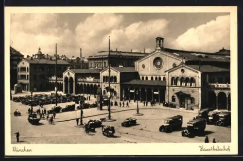 AK München, Hauptbahnhof