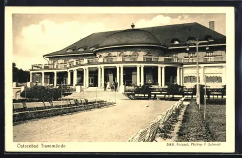 AK Travemünde, Kursaal, Pächter F. Schmidt