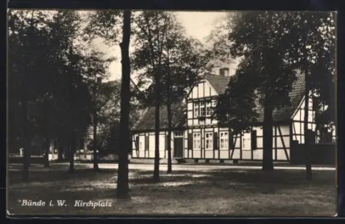 AK Bünde i. W., Kirchplatz