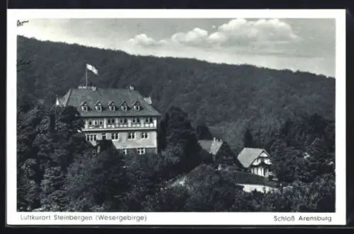 AK Steinbergen /Wesergebirge, Schloss Arensburg