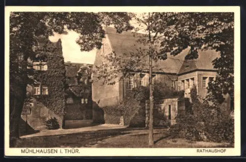 AK Mühlhausen i. Thür., Rathaushof