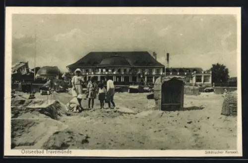 AK Travemünde, Ostseebad, Städtischer Kursaal