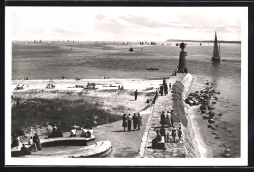 AK Travemünde, Ostseebad, Mole