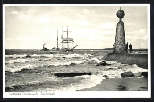 AK Travemünde, Ostseebad, Nordermole