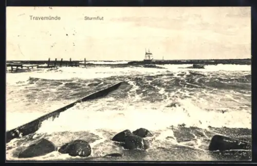 AK Travemünde, Sturmflut