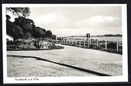 AK Geesthacht a. d. Elbe, Ortspartie