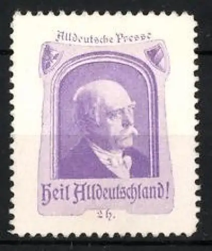 Reklamemarke Alldeutsche Presse, Otto von Bismarck