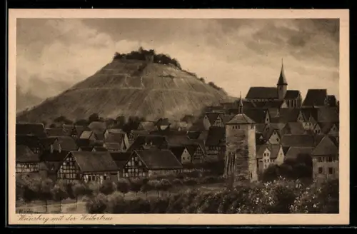 AK Weinsberg, Teilansicht mit der Weibertreu