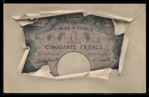 AK Geldschein, Banque de France, Cinquante Francs
