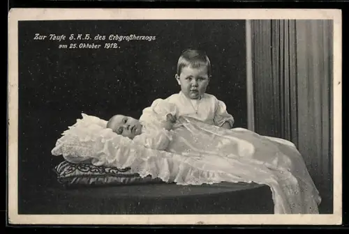 AK Zur Taufe des Erbgrossherzogs am 25. Oktober 1912