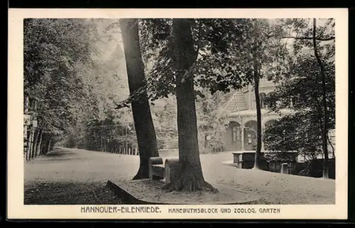 AK Hannover-Eilenriede, Hanebuthsblock und Zoolog. Garten