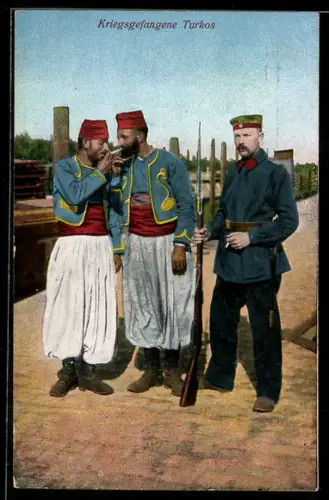 AK Sennelager, Kriegsgefangene Turkos und ihr Wächter