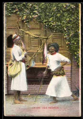 AK Danse des Negres, arabische Tänzer