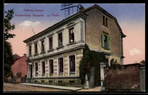 AK Château-Salins, Kaiserliches Postamt, La Poste
