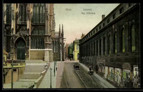 AK Metz, Domsteig, Rue d`Estrées