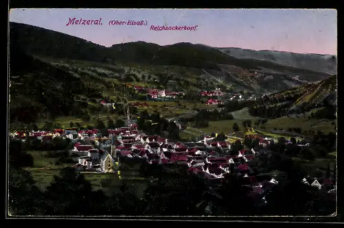 AK Metzeral /Ober-Elsass, Reichsackerkopf
