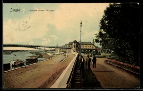 AK Szeged, Stefania Sétány Tiszapart