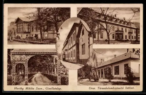 AK Visegrád, Horthy Miklós Szan., Gizellatelep, Orsz. Társadalombiztositó Intézet