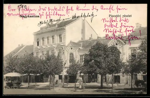 AK Nagykanizsa, Piacztéri részlet