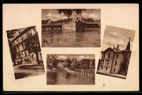 AK Heviz gyógyfürdö, Ortspartie und Schwimmbad