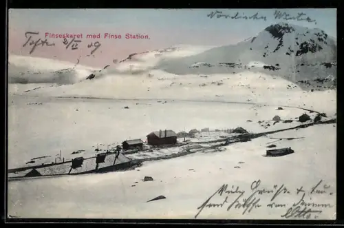 AK Finse, Finseskaret med Finse Station