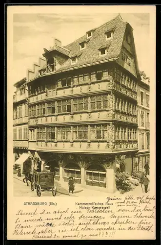 AK Strassburg /Els., Kammerzell`sches Haus