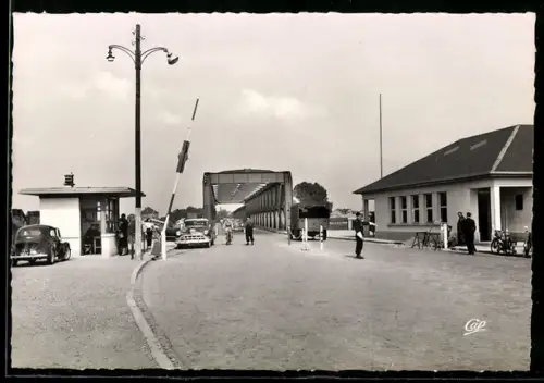 AK Strasbourg, Le Pont du Rhin, Frontière franco-allemande