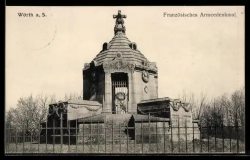 AK Wörth, Französisches Armeedenkmal