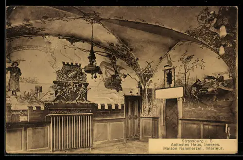 AK Strassburg i. E., Maison Kammerzell, Intérieur
