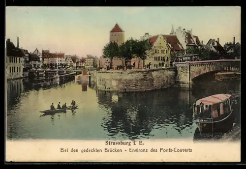 AK Strassburg i. E., Environs des Ponts-Couverts