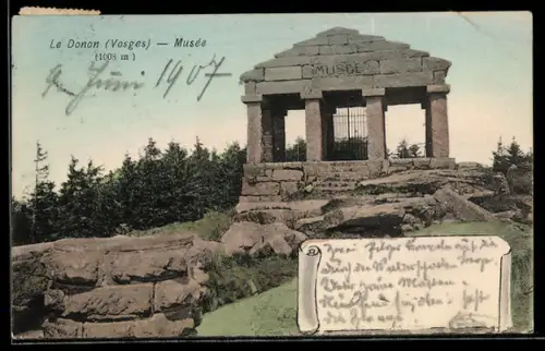 AK Le Donon /Vosges, Musée