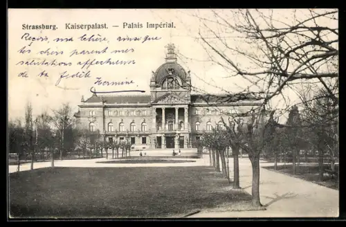 AK Strassburg, Palais Impérial