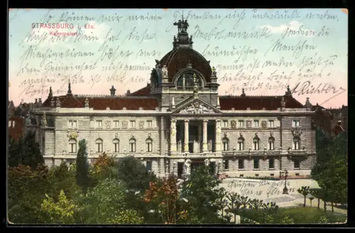 AK Strassburg i. Els., Kaiserpalast