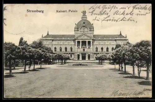 AK Strassburg, Kaiserliches Palais