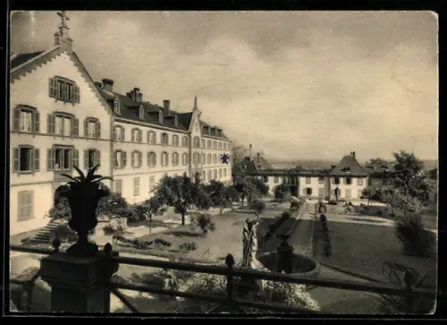 AK Oberbronn /Bas-Rhin, Maison-Mere des Soeurs du Tres-Saint-Sauveur, La Maison des Retraites et l`Aumônerie