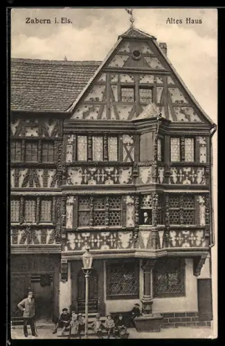 AK Zabern i. Els., Altes Haus
