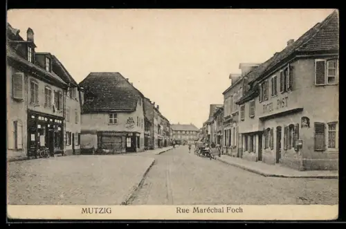 AK Mutzig, Rue Maréchal Foch