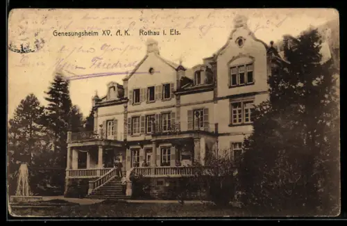 AK Rothau i. Els., Genesungsheim XV. A. K.