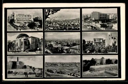 AK Palestina, Greetings of Palestina, San Remo Hotel, Ortsansichten, Gebäudeansichten