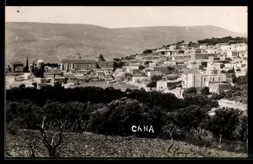 AK Cana, Ortsansicht mit Umgebung