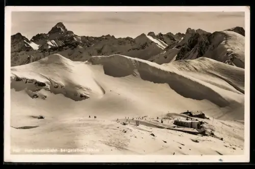 AK Edmund-Probsthaus, Panorama mit Hochvogel