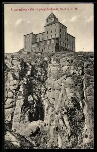 AK Schneegruben-Baude im Riesengebirge