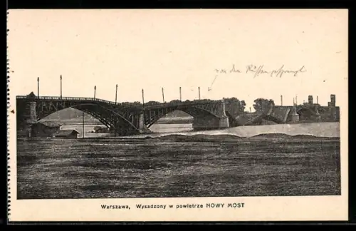 AK Warszawa, Wysadzony w powietrze Nowy Most