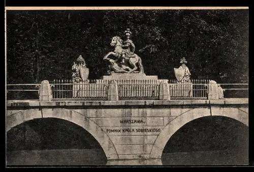 AK Warszawa, Pomnik Kpola Sobieskiego